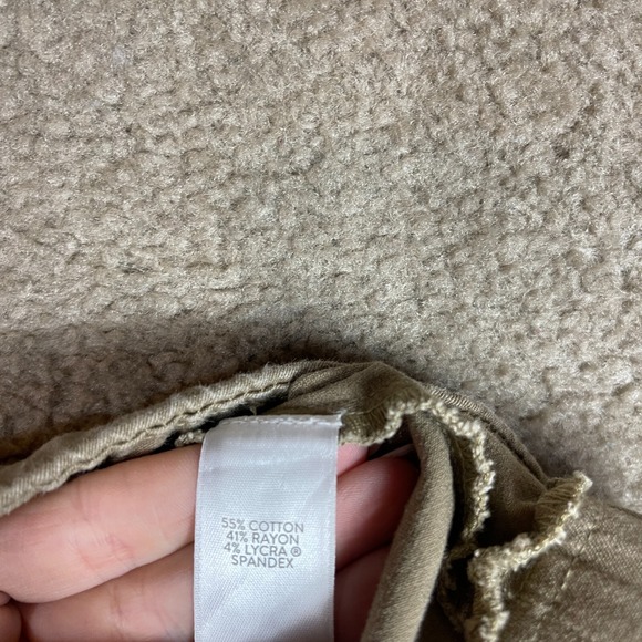 J.Jill Ankle Pants Womens Petite 14P Brown Side Zip Precision Stretch Slim Leg - Picture 9 of 11